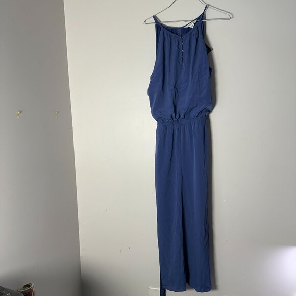 White House Black Market Pants - NWT New White House Black Market Womens One Piece Romper Type Outfit Blue 14